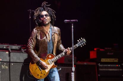 Lenny Kravitz en el Lollapalooza Argentina.