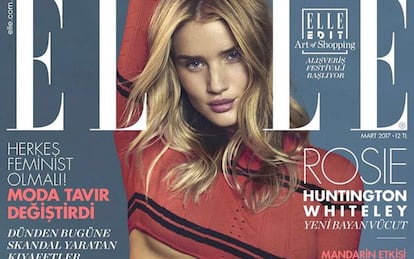 Portada de marzo de 'Elle Turquía'.