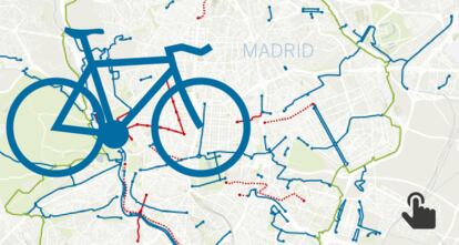 GRÁFICO: Carriles bici en la capital