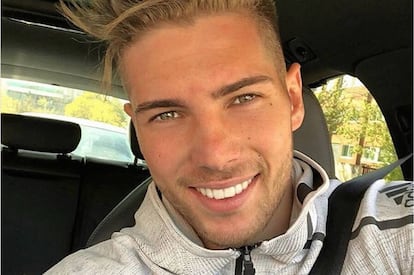 Un 'selfie' de Luca Zidane publicado en su cuenta de Instagram, donde supera los 900.000 seguidores.