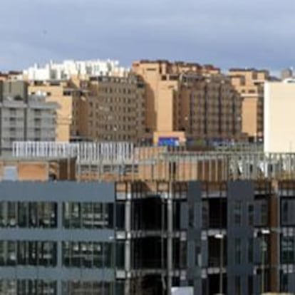 Viviendas en construcción en Madrid