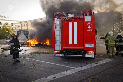 Camiones de bomberos