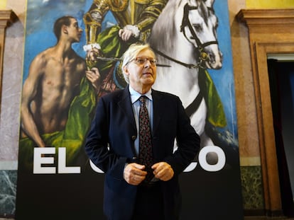 Vittorio Sgarbi, secretario de Estado de Cultura, el pasado octubre en Milán.