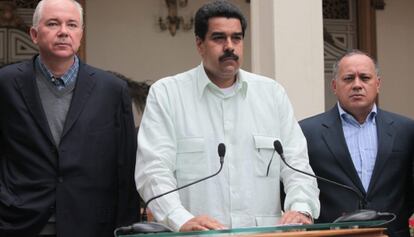 Maduro, el miércoles en Caracas en un discurso.