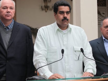 Maduro, el miércoles en Caracas en un discurso.