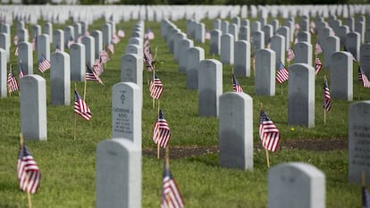 The Abraham Lincoln cemetery in Elwood, Illinois.