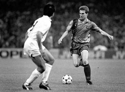 Roberto, en 1989, en la final de la Recopa Barça-Sampdoria.