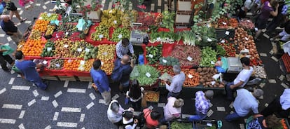 Mercado dos Lavradores, en Madeira (Portugal).