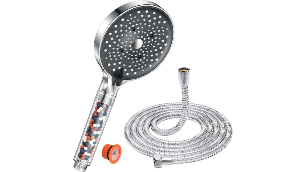 Alcachofa para ducha con manguera.