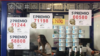 Números afortunados repartidos en la gasolinera de Granadilla de Abona (Tenerife).