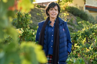 La Enóloga Marisa Velilla, fotografiada en La Rioja Alavesa.