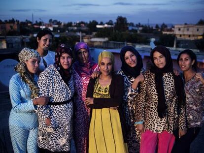 Miembros de la asociación Mujeres Lideresas del Sector de los Frutos Rojos, en Marruecos.