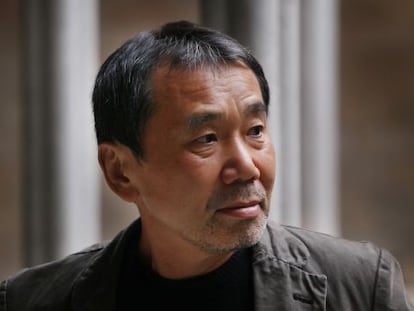 Haruki Murakami, fotografiado en 2011 en el Palau de la Generalitat de Cataluña.