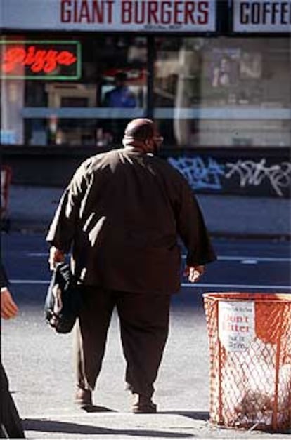 La obesidad causó en EE UU un 16,6% de los fallecimientos en el año 2000.