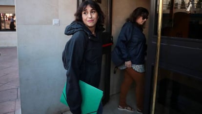Juana Rivas llega a los juzgados de Granada el pasado 2 de octubre.