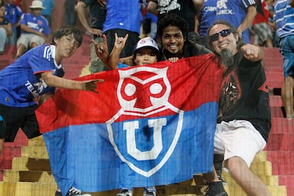 hinchas de la Universidad de Chile