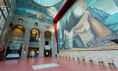 Captura de la visita virtual al Museu Dalí.