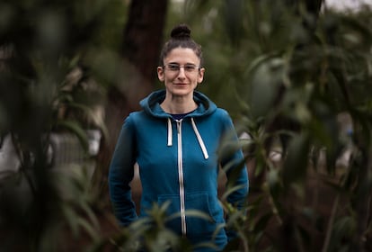 La cocinera Maria Nicolau, fotografiada en las inmediaciones de la avenida Diagonal, en Barcelona.