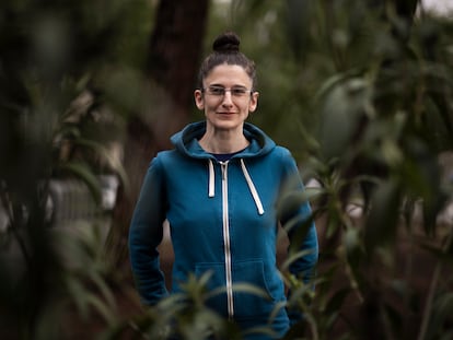 La cocinera Maria Nicolau, fotografiada en las inmediaciones de la avenida Diagonal, en Barcelona.