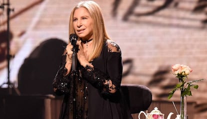 Barbra Streisand, en el Barclays Center de Brooklyn.