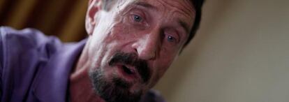 John McAfee, el creador del sistema antivirus que lleva su nombre.