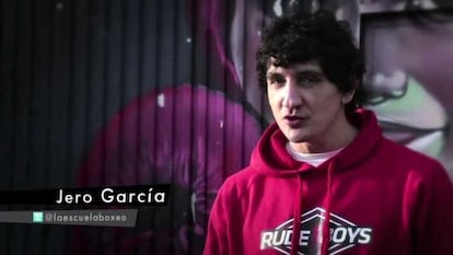 Jero García, en una captura de un vídeo de YouTube.