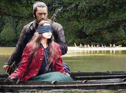 Cliff Curtis y Samantha Morton, en una escena de <i>River Queen. </i>