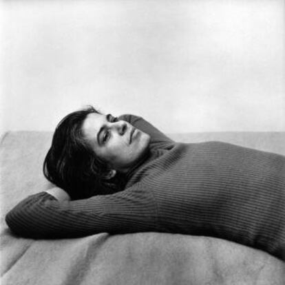 Susan Sontang, fotografiada por Hujar.