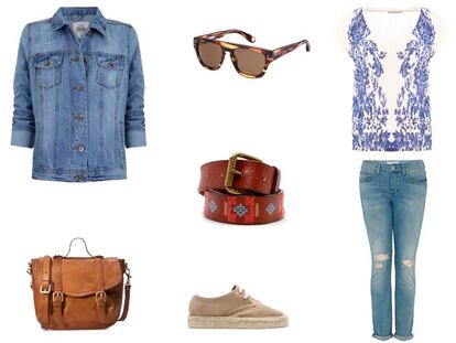 Denominador común: una camiseta, tres looks