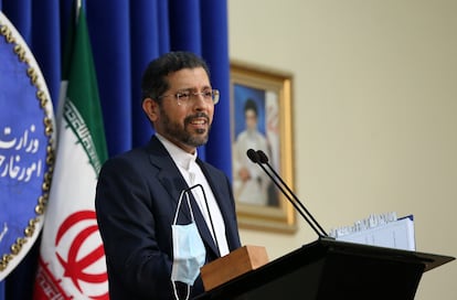 El portavoz del Ministerio de Exteriores de Irán, Saeed Khatibzadeh, el pasado octubre en Teherán.