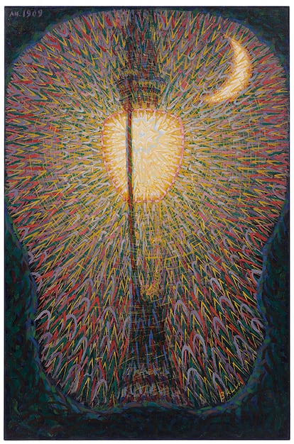 'Lampada ad arco' (1911), de Giacomo Balla. 