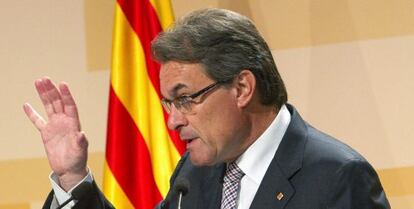 El presidente catal&aacute;n, Artur Mas.