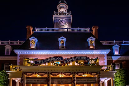 Fachada de 'The American Adventure', en Disneywrold, Olrando (Estados Unidos).