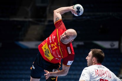 Joan Cañellas, en el partido contra Polonia.