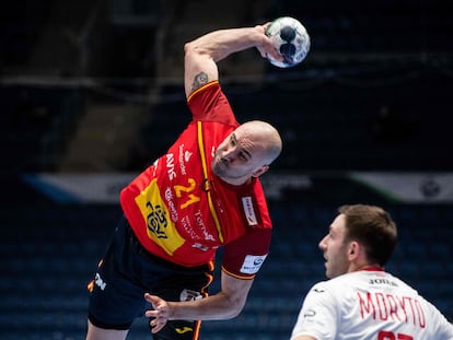 Joan Cañellas, en el partido contra Polonia.