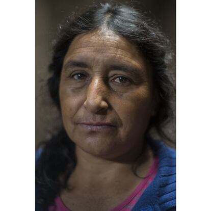 Cleofé Neira mantiene un pleito contra los responsables del proyecto de Cerro Negro. Permaneció dos días secuestrada en 2005 junto a otros compañeros en las instalaciones mineras.