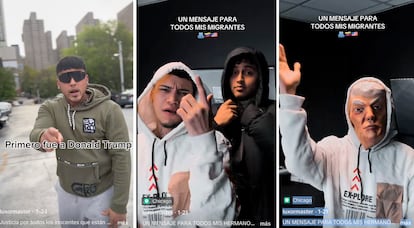 LuxorMaster y Davicito creadores de contenido en Tik Tok y autores del tema Donaltron.