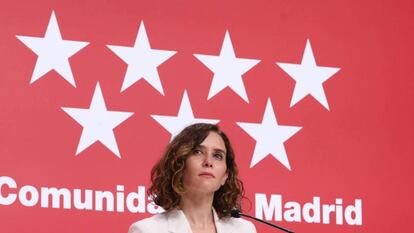 La presidenta de la Comunidad de Madrid, Isabel Díaz Ayuso.