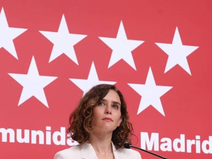 La presidenta de la Comunidad de Madrid, Isabel Díaz Ayuso.