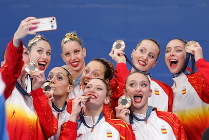 La selección española de natación artística