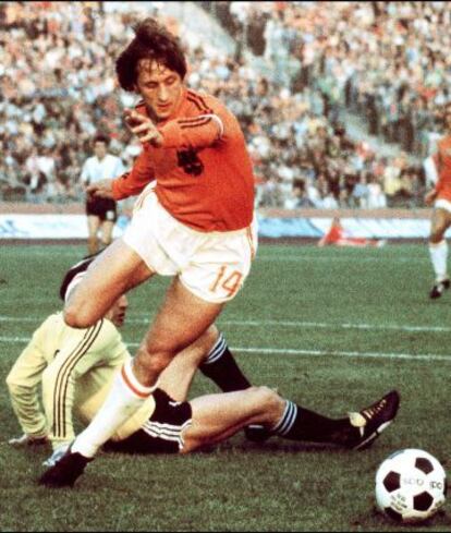 Cruyff, en el Mundial de 1974.