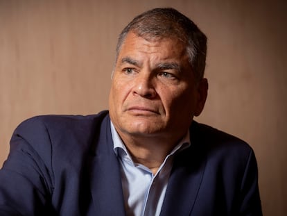 Rafael Correa, durante el IX encuentro del Grupo de Puebla, el pasado 30 de septiembre.