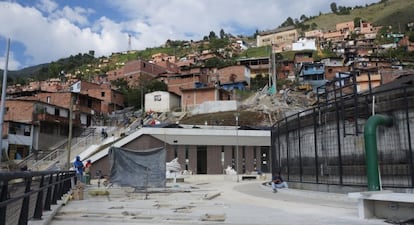 La 'Unidad de Vida Articulada' en el barrio de San Pablo en Medellín.