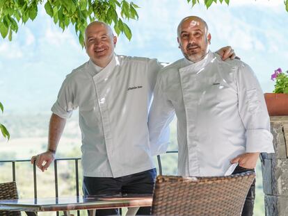 Los cocineros Ramón Aso y Josetxo Souto del restaurante Callizo