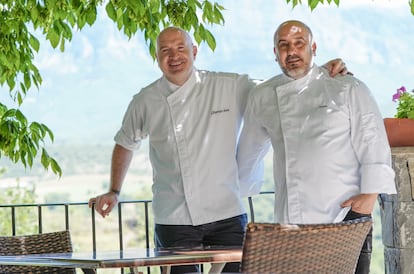 Los cocineros Ramón Aso y Josetxo Souto del restaurante Callizo