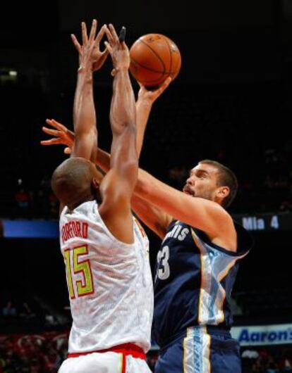 Marc Gasol, ante Al Hordford.