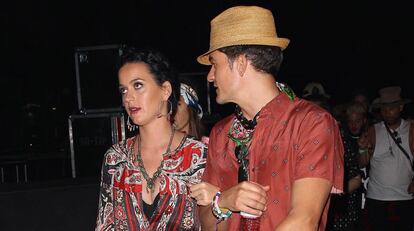 Katy Perry y Orlando Bloom el pasado abril.