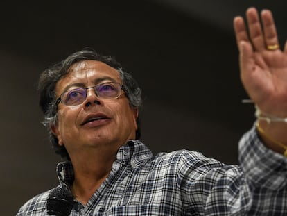 El presidente Gustavo Petro, retratado en Buenaventura, en Colombia, el 6 de septiembre de 2022.