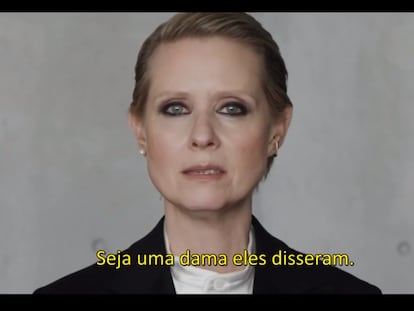 O vídeo de 'Seja uma dama', narrado por Cynthia Nixon.