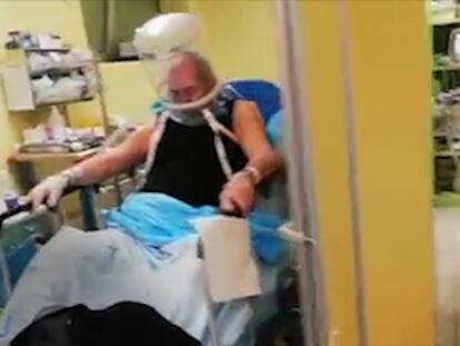 Así es el interior de un hospital italiano desbordado con enfermos de coronavirus